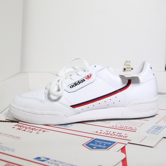Adidas White CONTINENTAL 80 Sneakers - Picture 5 of 7